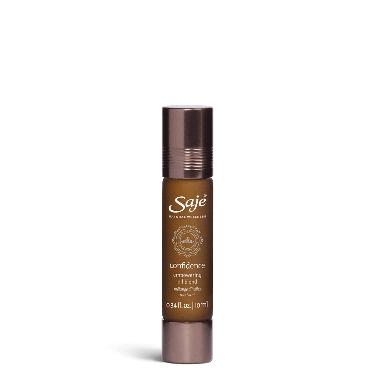 Confidence 10ml Roll-On with cap on against a white background