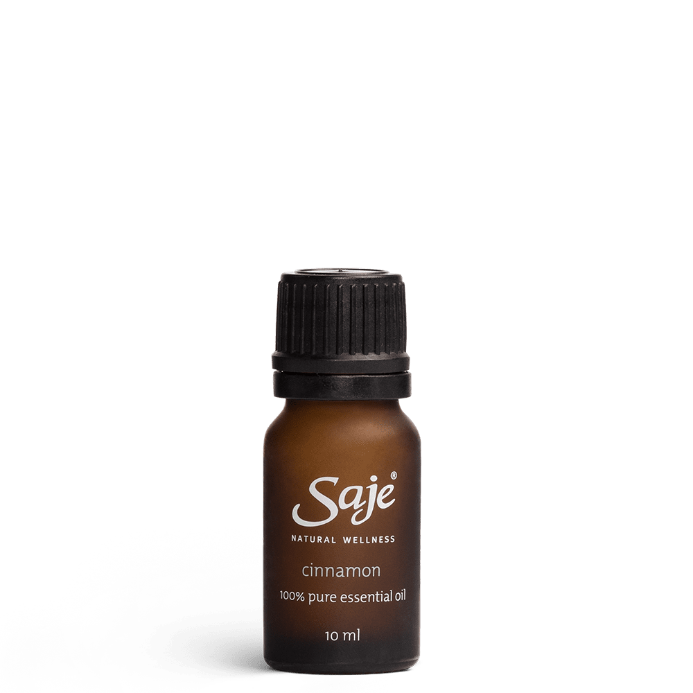Cinnamon single note essential oil brown bottle with the cap on