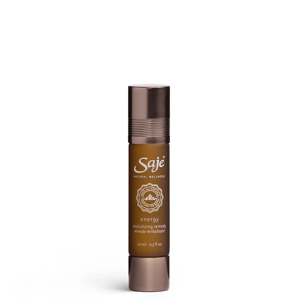 Energy double ended blend roll-on remedy with the cap on