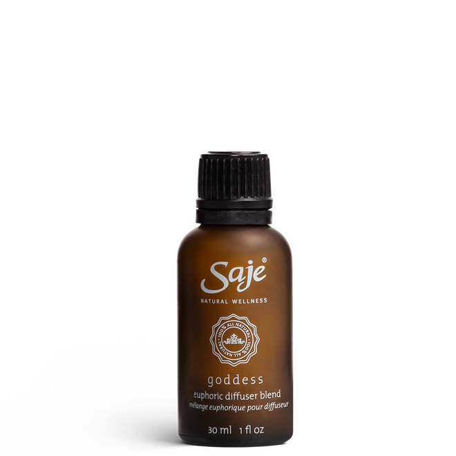 goddess 30ml diffuser blend bottle with the cap on