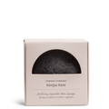 Bamboo charcoal purifying vegetable fibre sponge in its packaging