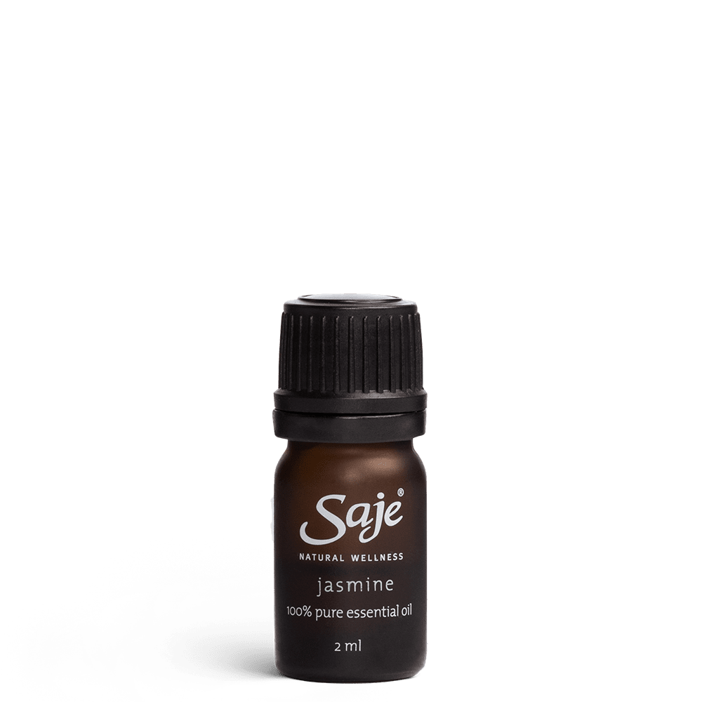 Jasmine essential oil 2ml brown diffuser bottle with the cap on