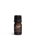 Sandalwood 5ml brown essential oil bottle with cap on