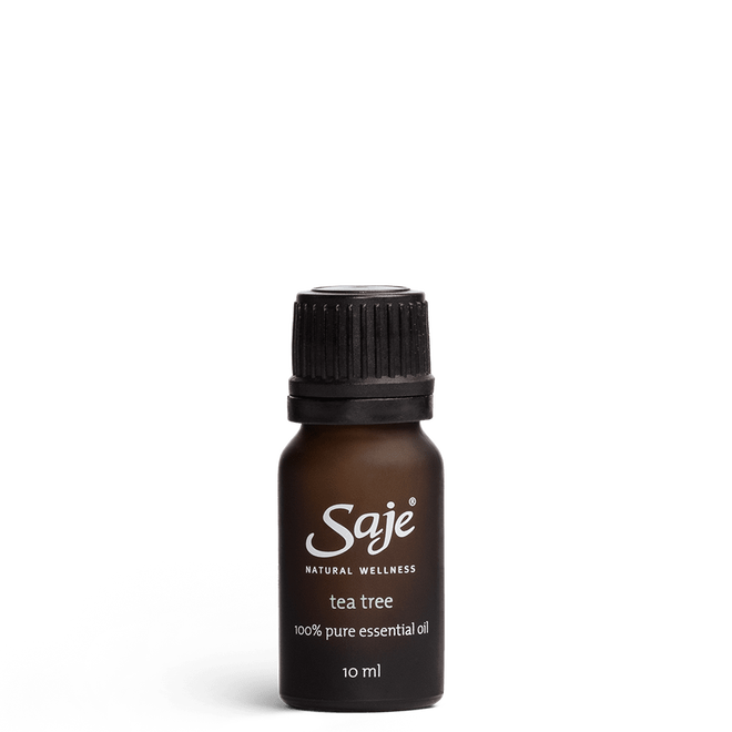 Tea Tree 10ml essential oil brown bottle with the cap on